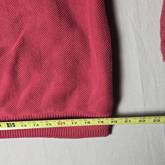 Vintage Polo Ralph Lauren Sweater Mens MediumRed Heavyweight Pullover Tight Knit - Picture 7 of 16